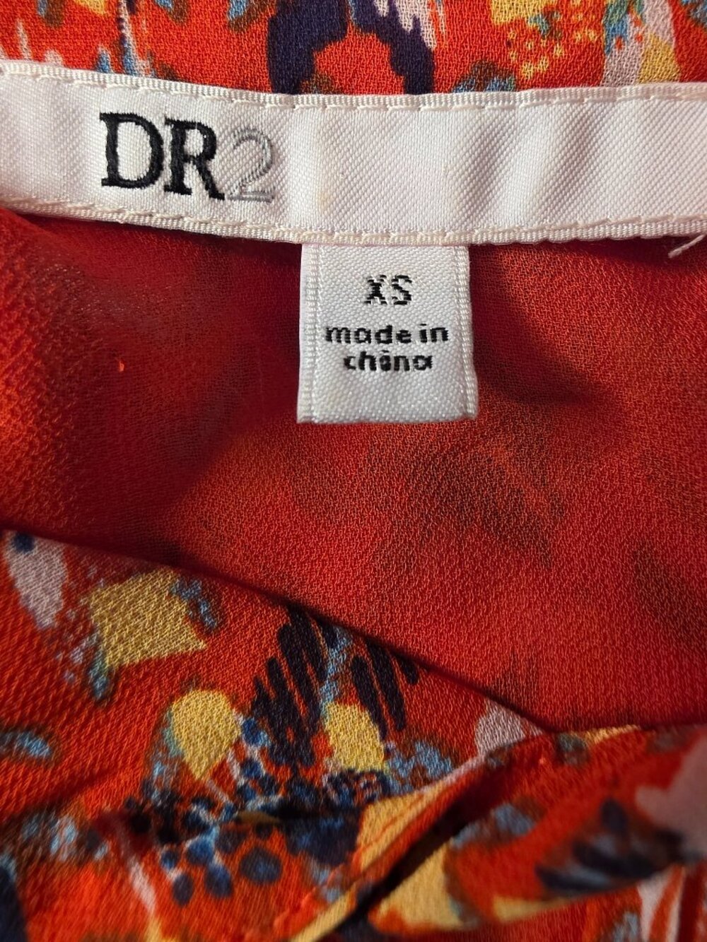 DR2 Sleeveless, Round Neck Women's Blouse, Size XS - Picture 9 of 9